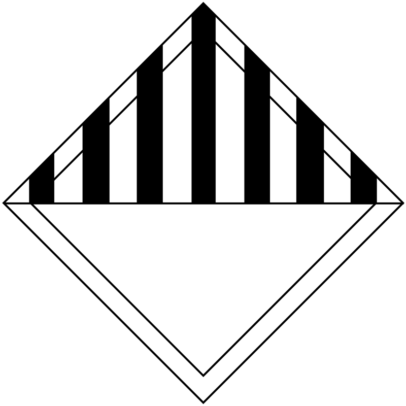 B & W Blank Label - 4 x 4 | Prime Packaging