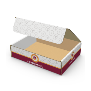 Mailer Box With Cover Panel