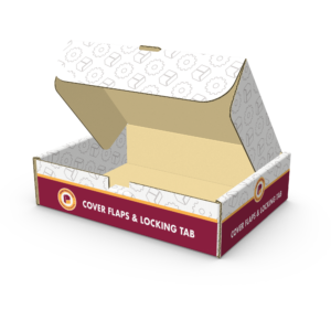 Mailer Box With Cover Flaps & Locking Tab