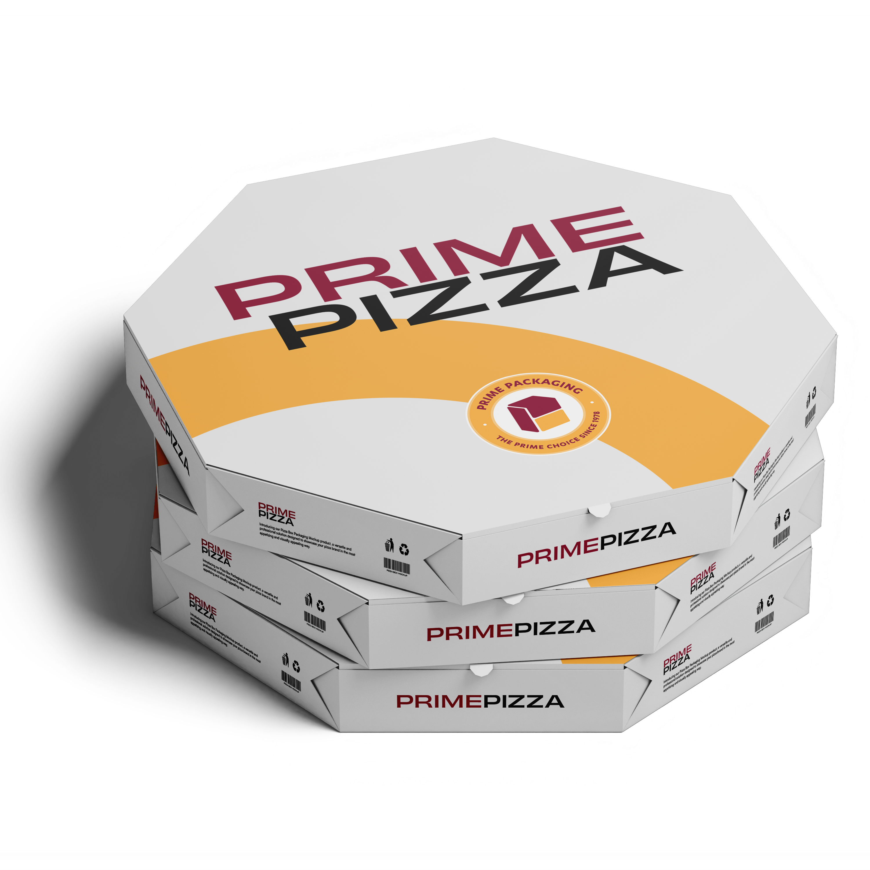 Hexagon Pizza Box | Prime Packaging