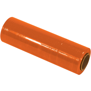 Tinted Orange Machine Cast Hand Stretch Wrap 20"x5000' 80